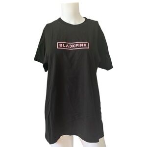 Blackpink Photo Square T-Shirt Short Sleeve K-Pop Band Tee Size Medium M